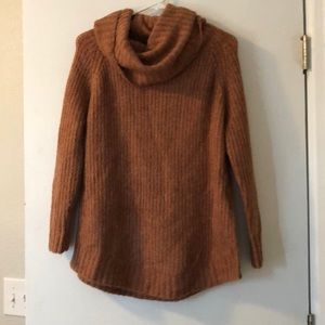 cowl neck sweater